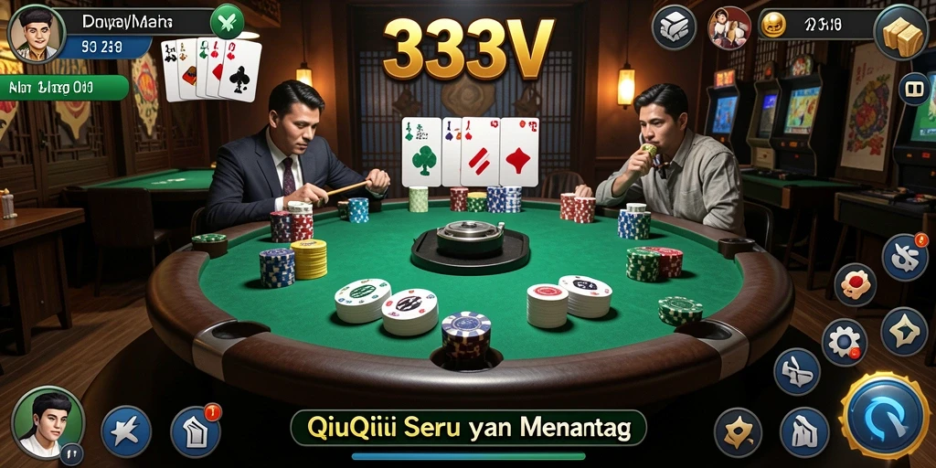 Screenshot gameplay seru QiuQiu di 333V.
