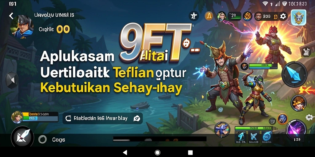 Tampilan antarmuka utama 9ET yang menampilkan berbagai fitur utilitas.