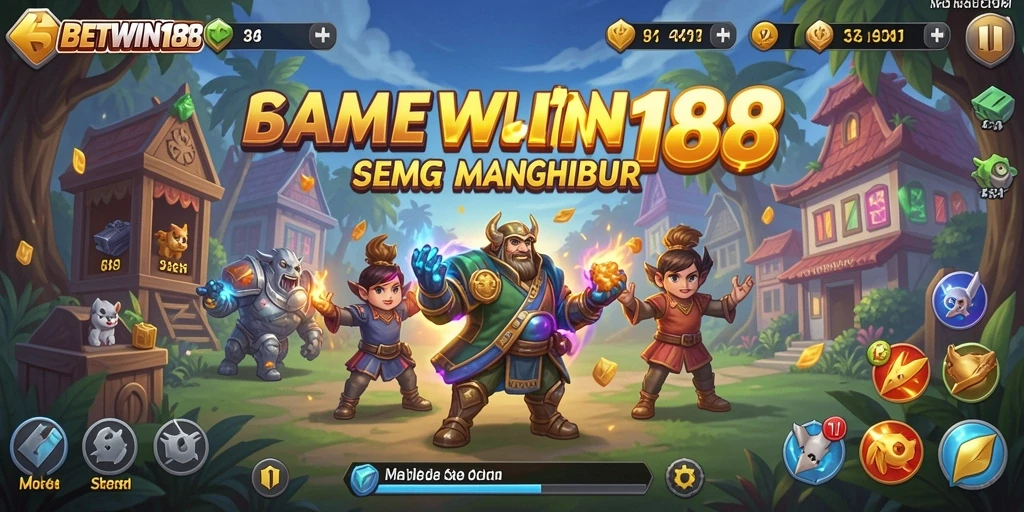 Tampilan gameplay BETWIN188 yang seru dan menonjolkan elemen Idle.