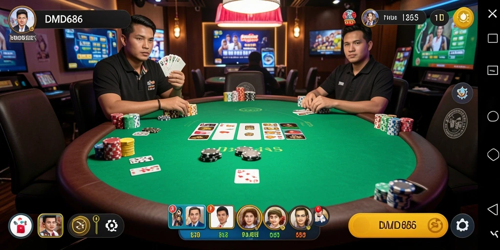 Tampilan gameplay DMD686 yang menarik dan interaktif.