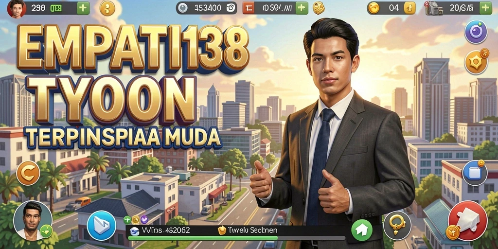 Tangkapan layar gameplay <strong>EMPATI138</strong> menampilkan kegiatan bisnis yang menarik.