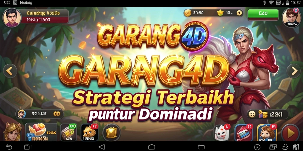 Tampilan gameplay <strong>GARANG4D</strong> yang memukau dengan aksi strategi seru.