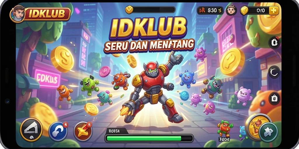 Screenshot gameplay <strong>IDKLUB</strong> menampilkan aksi seru dalam permainan Arcade.