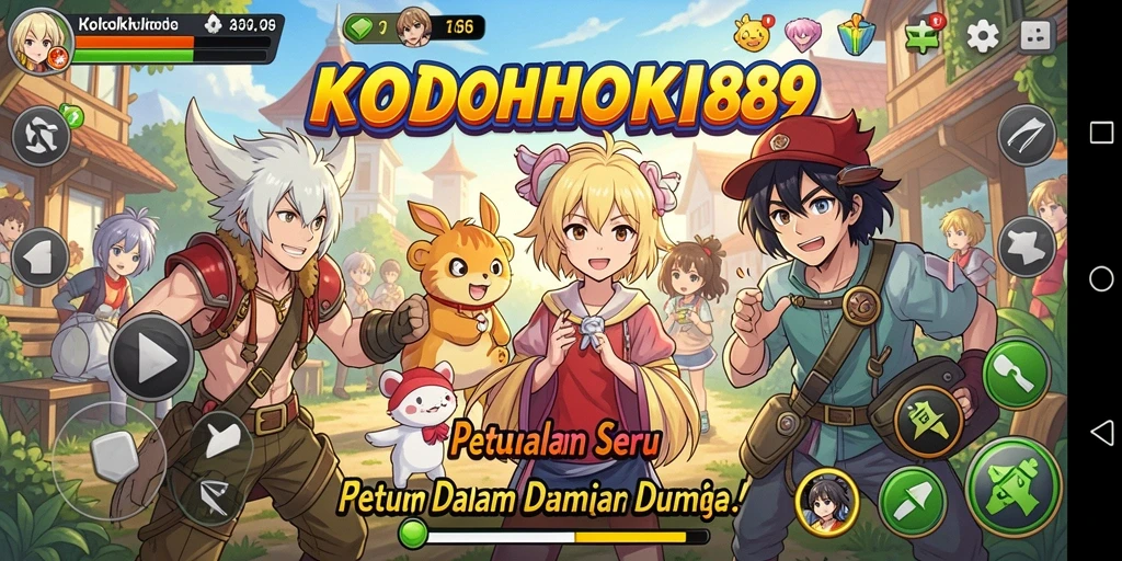 Tangkapan layar KODOKHOKI889 menampilkan aksi seru dalam dunia anime.