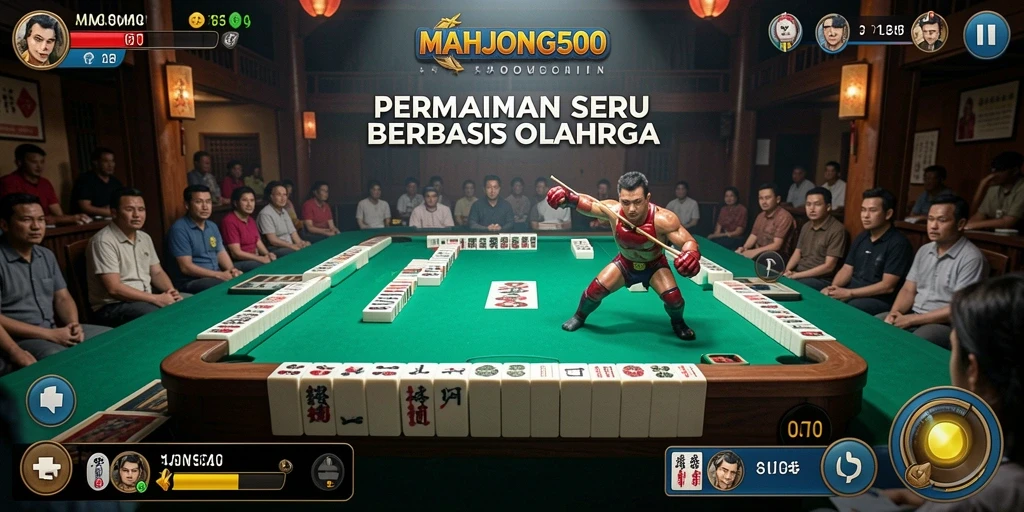 Tampilan menarik dengan gameplay seru dalam MAHJONG500.