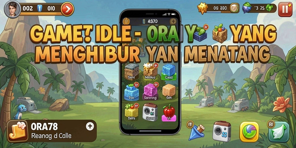 Tampilan gameplay ORA78 yang menarik dan penuh warna.