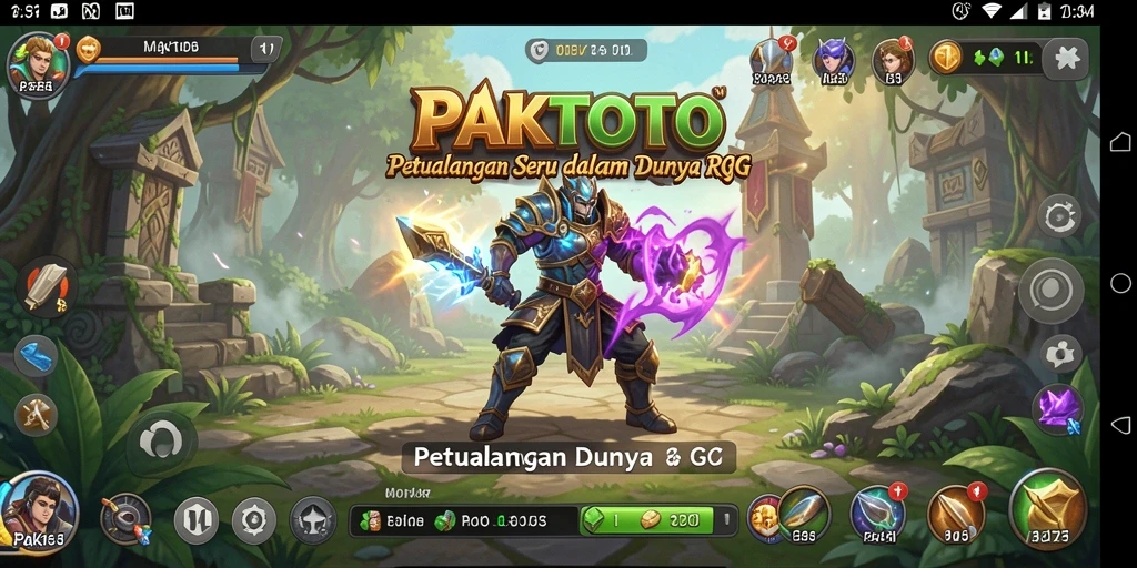 Tampilan menakjubkan dari gameplay RPG di PAKTOTO.