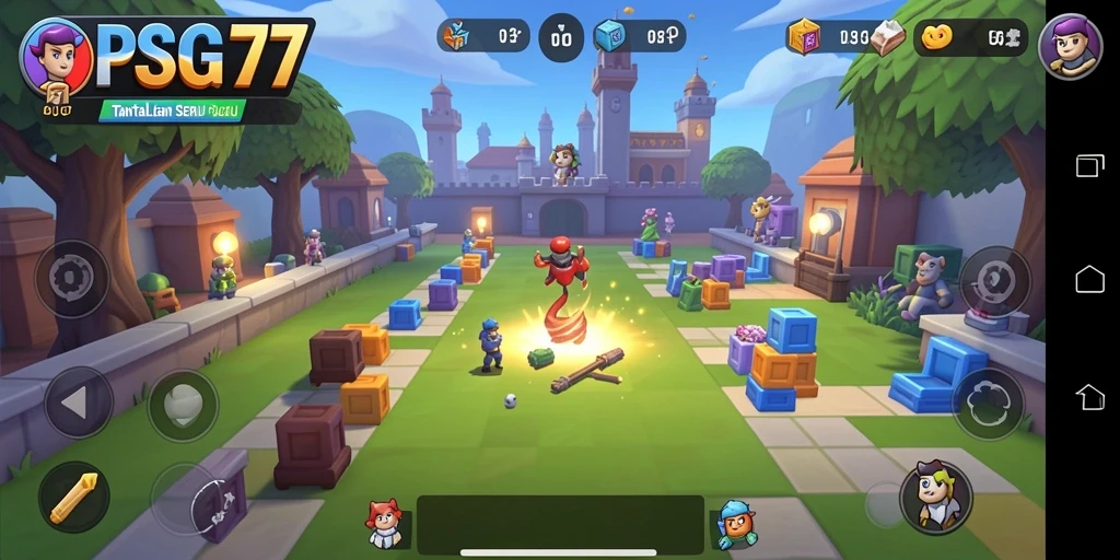 Tampilan gameplay PSG77 yang menampilkan tantangan puzzle seru.