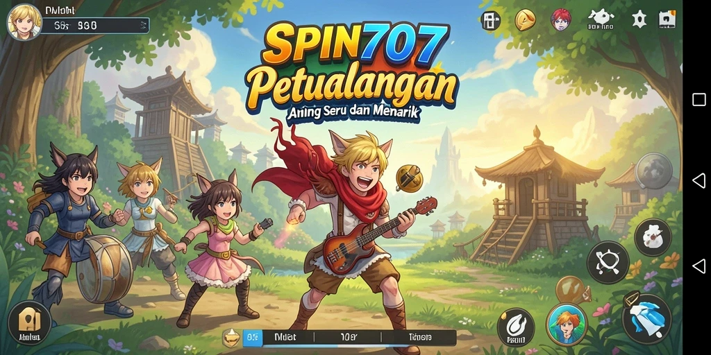 Gameplay menarik dari SPIN707 dengan karakter Anime yang penuh warna.