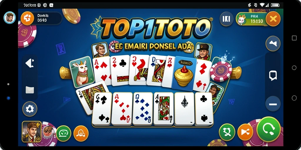Tangkapan layar utama dari TOP1TOTO menampilkan aksi seru permainan Domino.