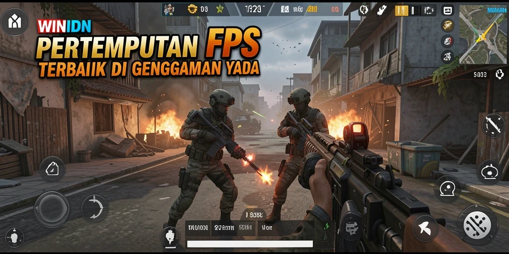Tampilan menarik dari gameplay intens WINIDN yang menegangkan.