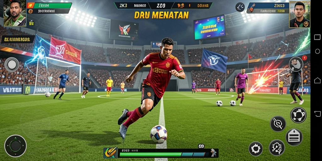 Tampilan gameplay ZK3 yang menegangkan dan seru.
